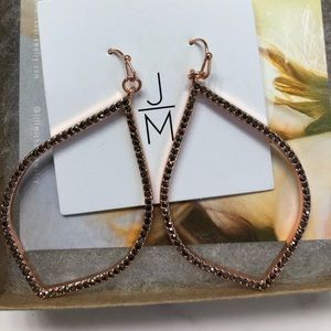 Drop earrings rose gold